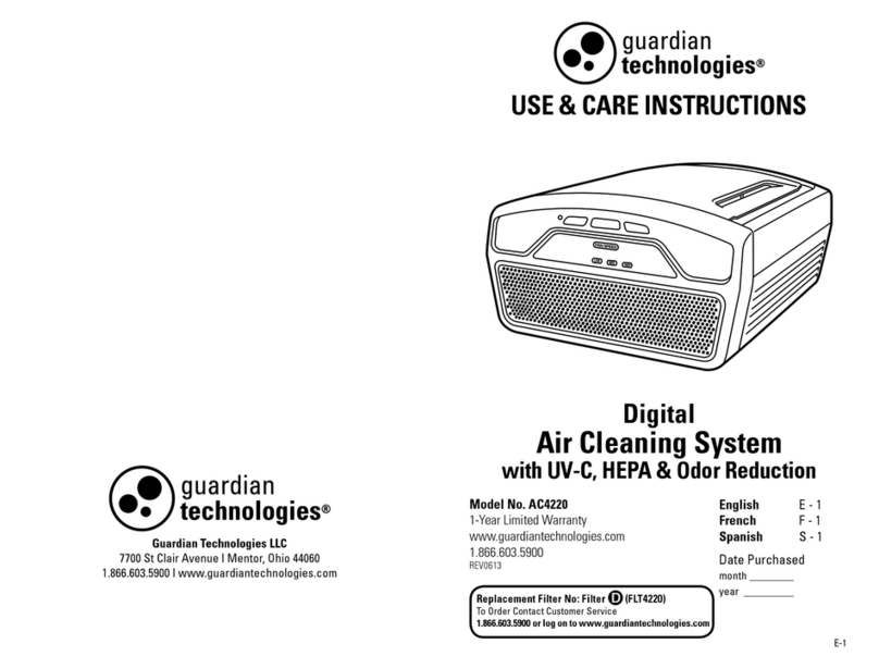 pureguardian AC4220 Use & care instructions
