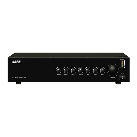 Audiopole A 241 User manual Audiopole A 241 User manual