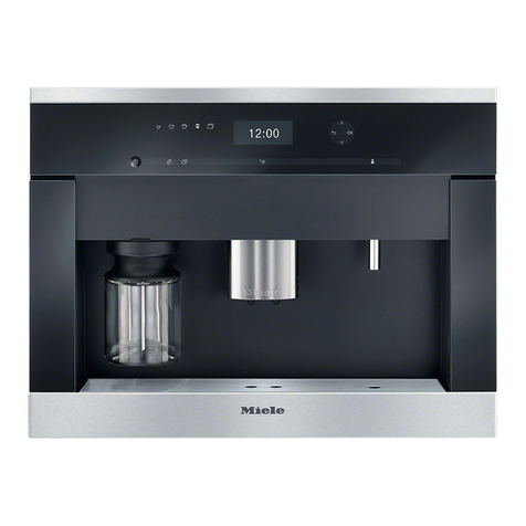 Miele Built-in coffee machine User manual