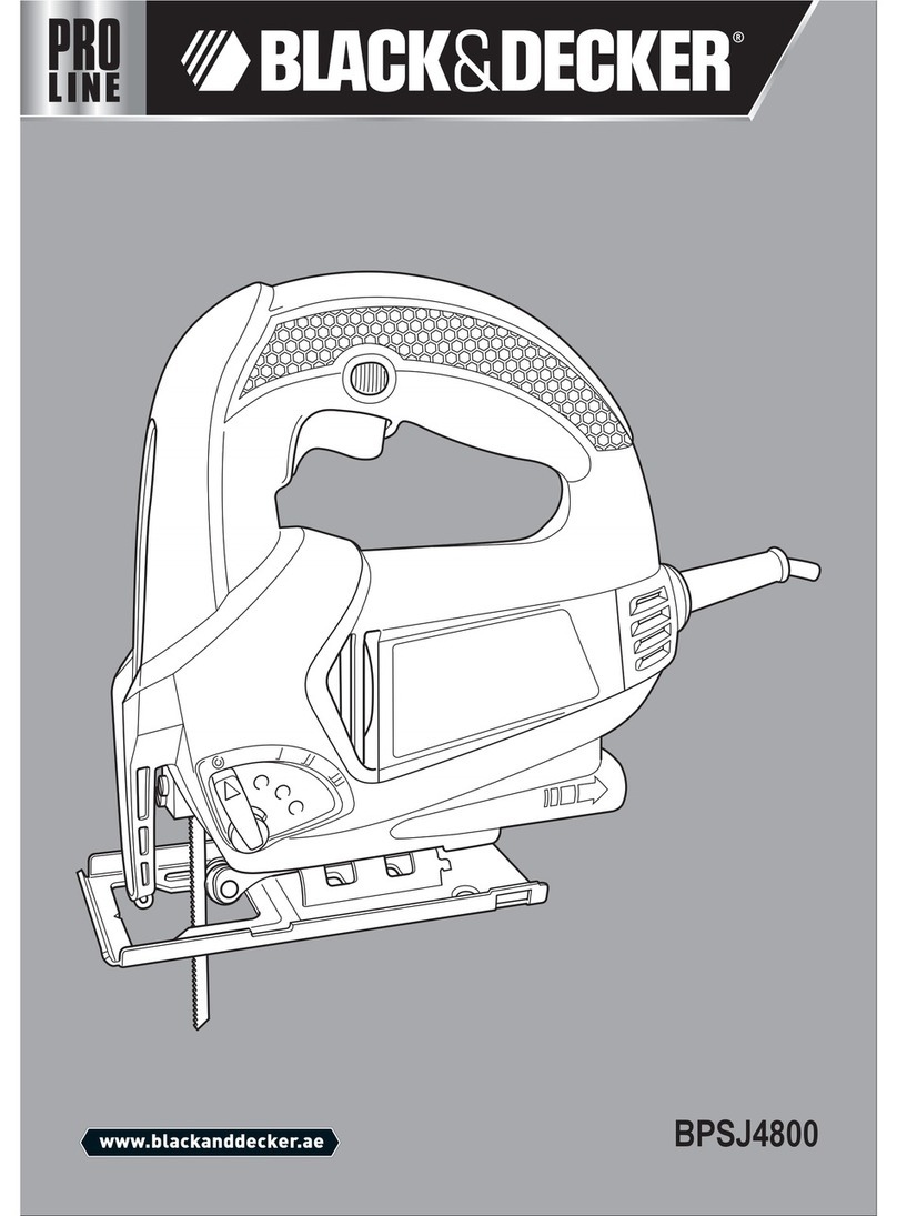 Black & Decker Pro Line BPSJ4800 User manual