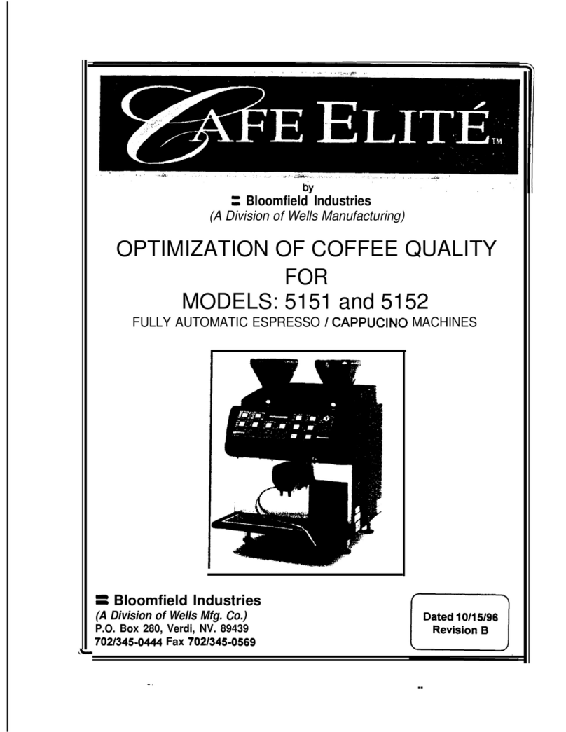 cafe elite 5151 user manual