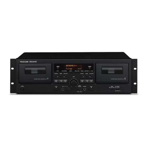 Tascam 202MKVI owner's manual