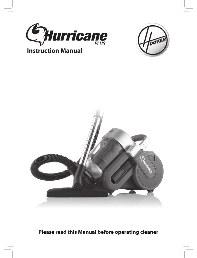 Hoover Hurricane Plus instruction manual