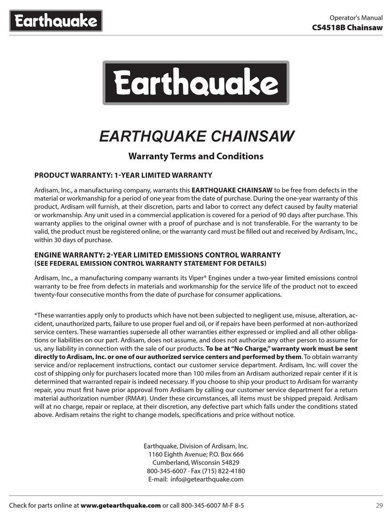 EarthQuake CS4518B User manual