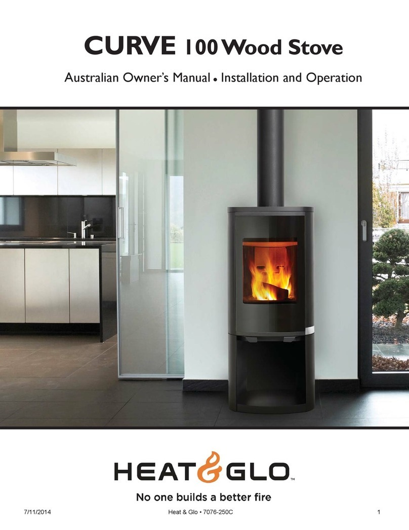 Heat & Glo CURVE 100 owner's manual