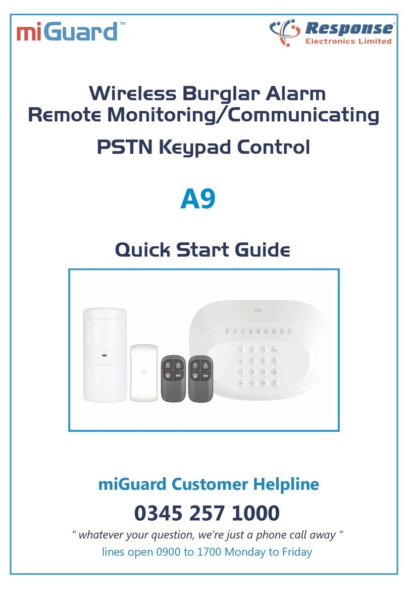 Response Electronics miGuard A9 quick start guide