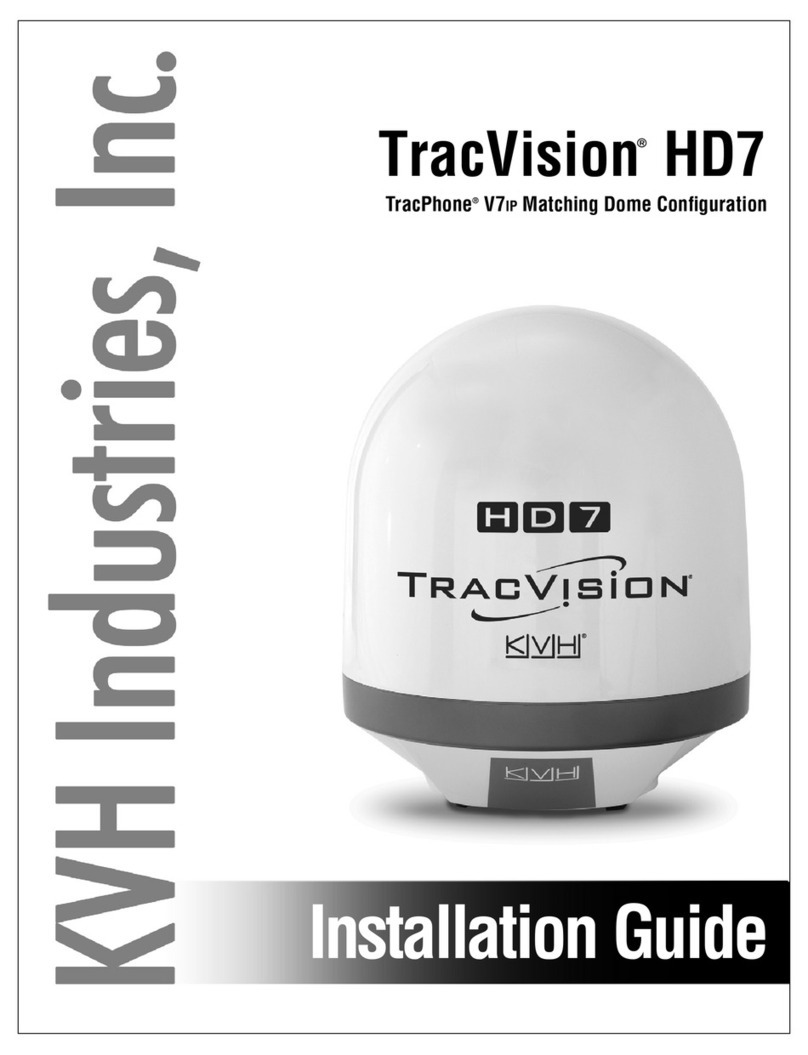 KVH Industries TracVision HD7 User manual