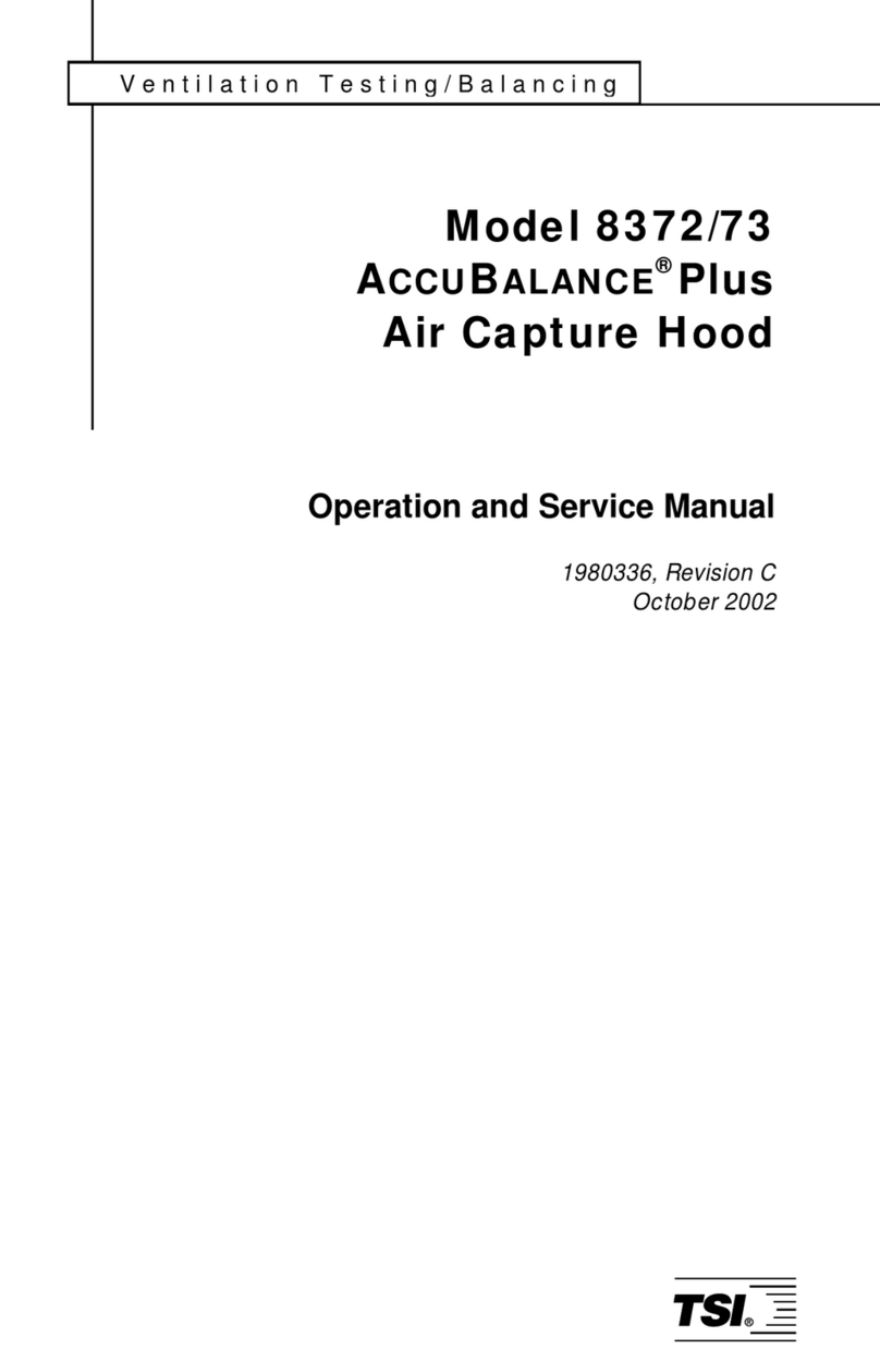 TSI Incorporated 8372 Operation and service manual