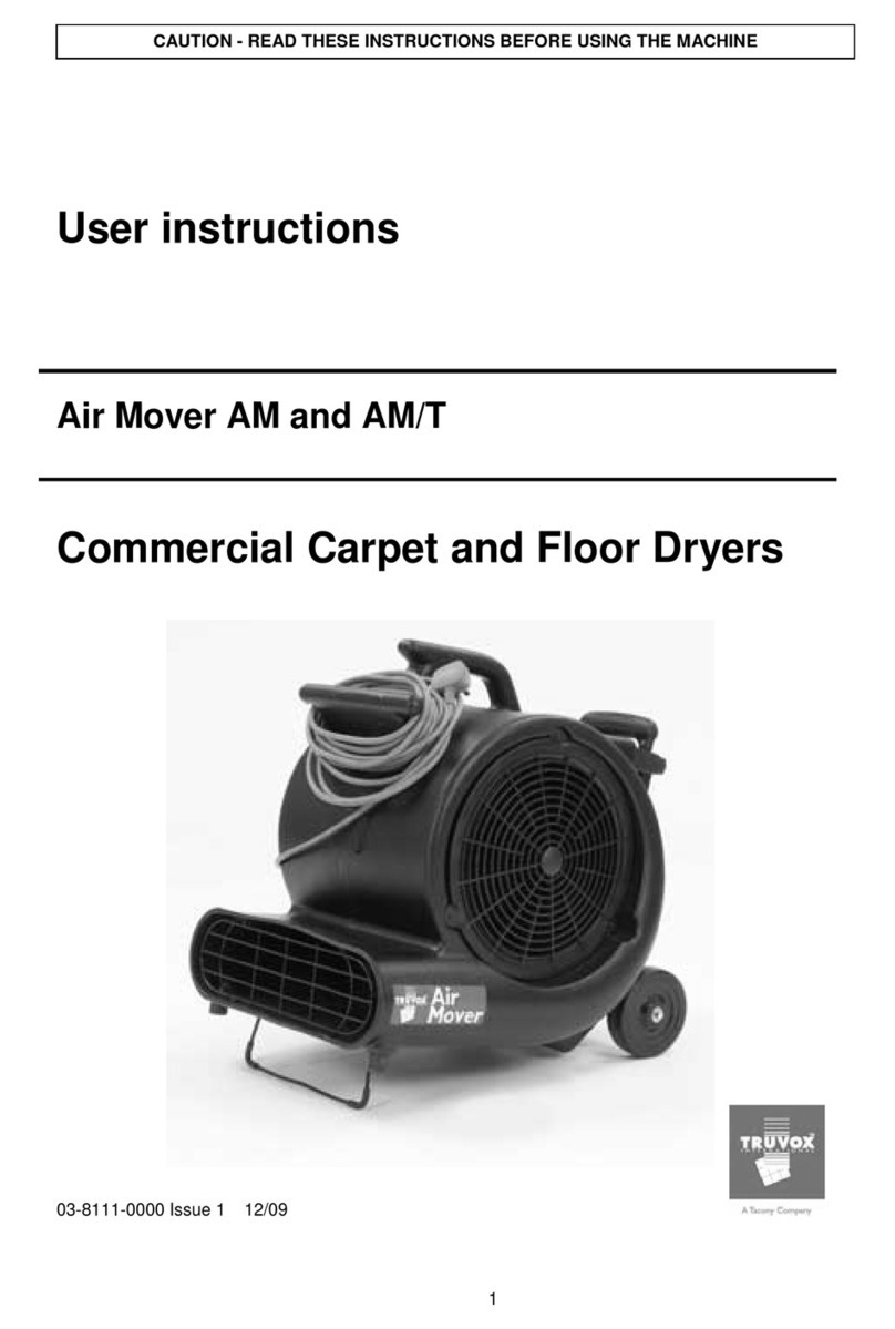 Truvox International Air Mover AM User instructions