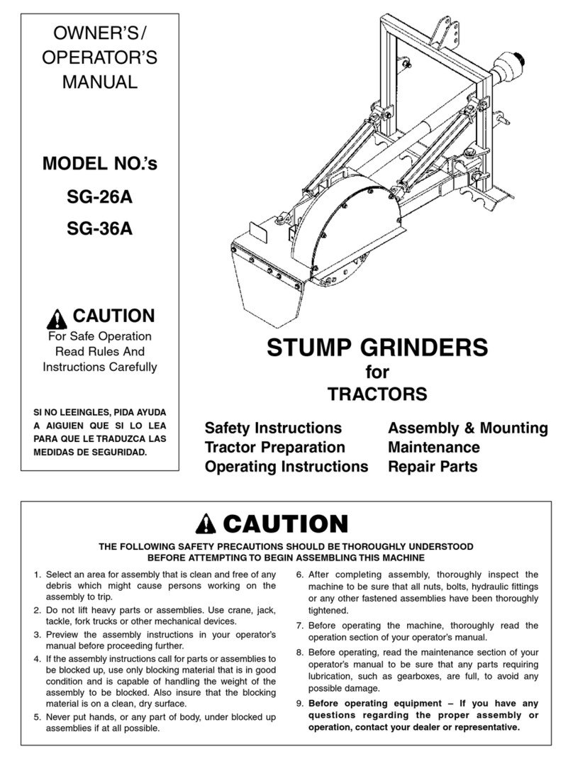 Worksaver SG-26A Owner's operation manual