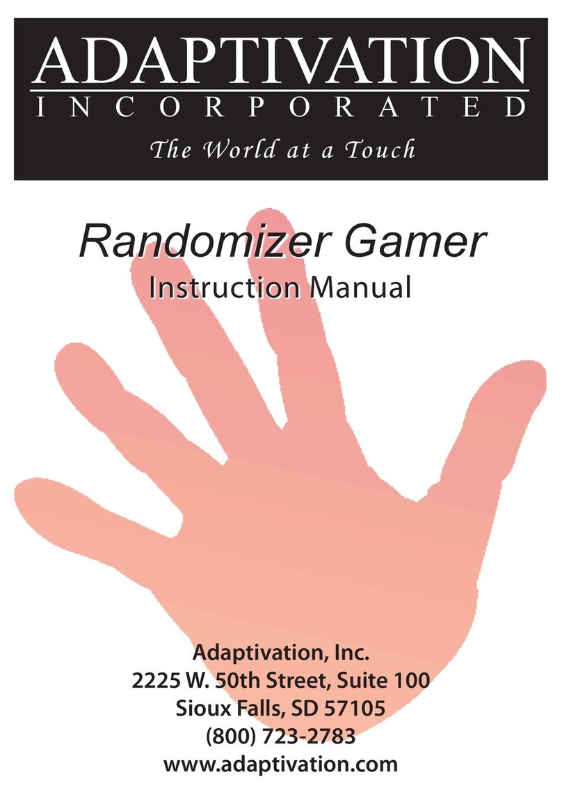 Adaptivation Randomizer Gamer instruction manual