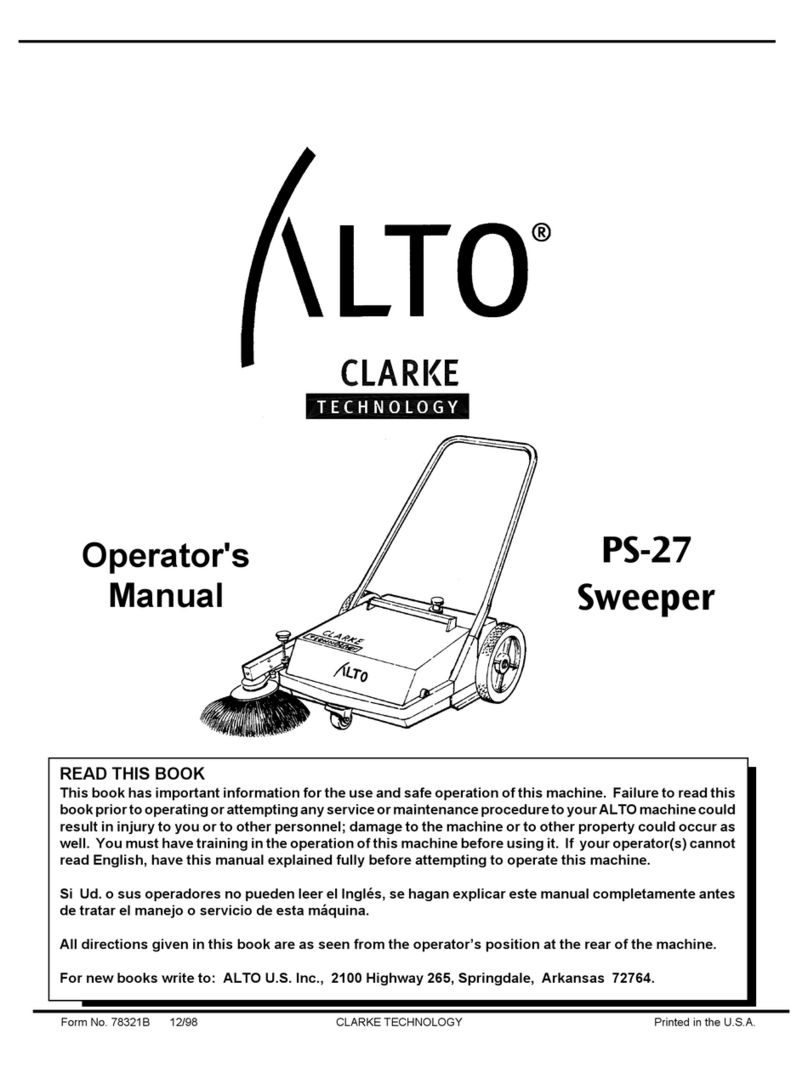 Alto Sweeper User manual