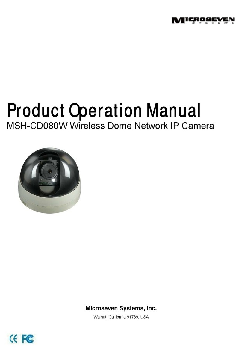 Microseven Systems MSH-CD080W Product operation manual