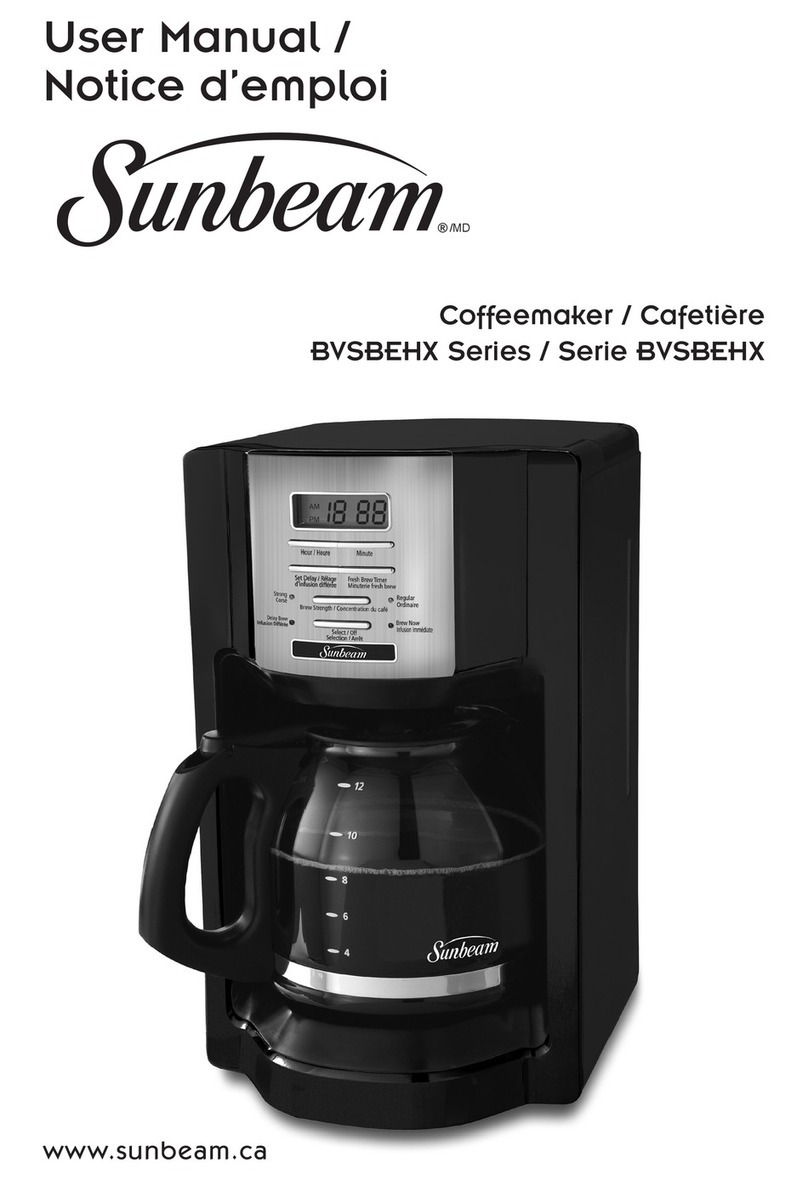 Sunbeam BVSBEHX Series user manual