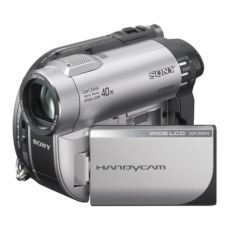 Sony DCR-DVD610 operating guide