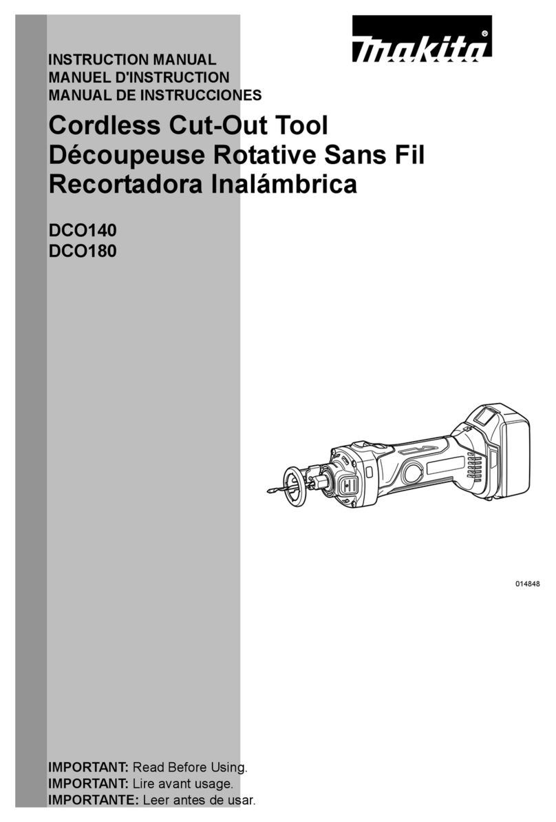 Makita DCO140 User manual