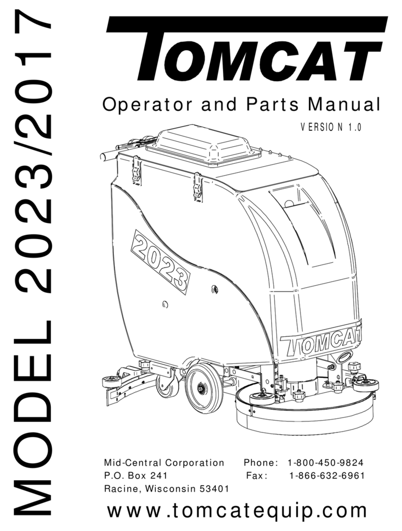 Tomcat 2023 Operator and parts manual