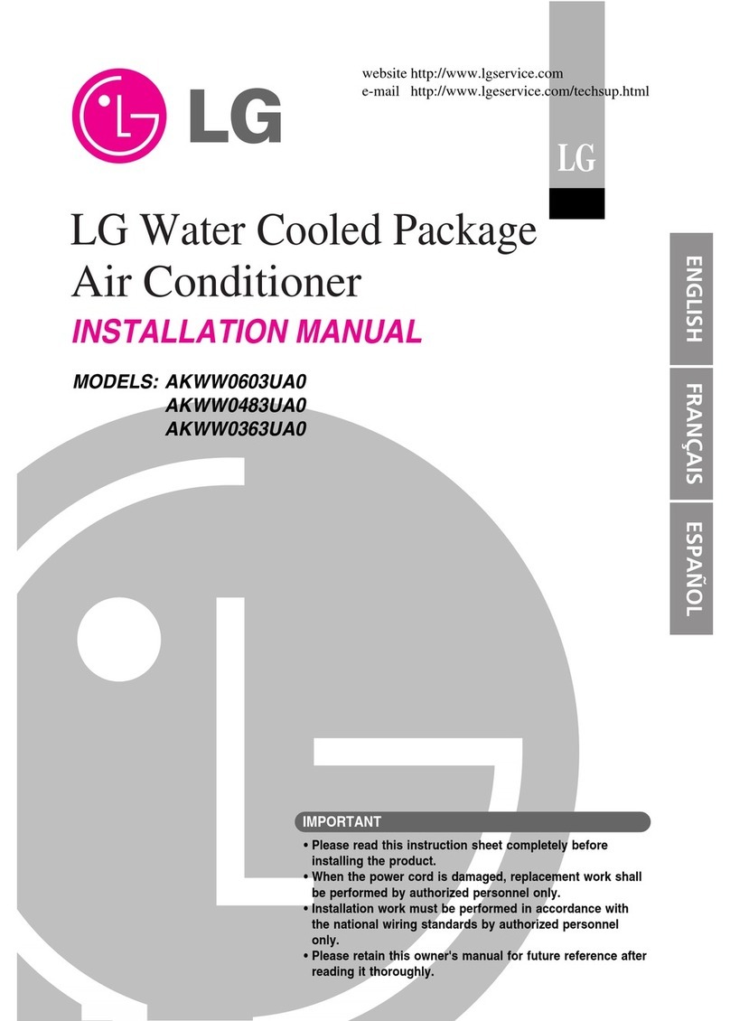 LG AKWW0603UA0 User manual