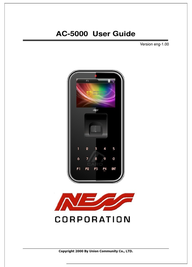 Ness Ac-5000 User manual