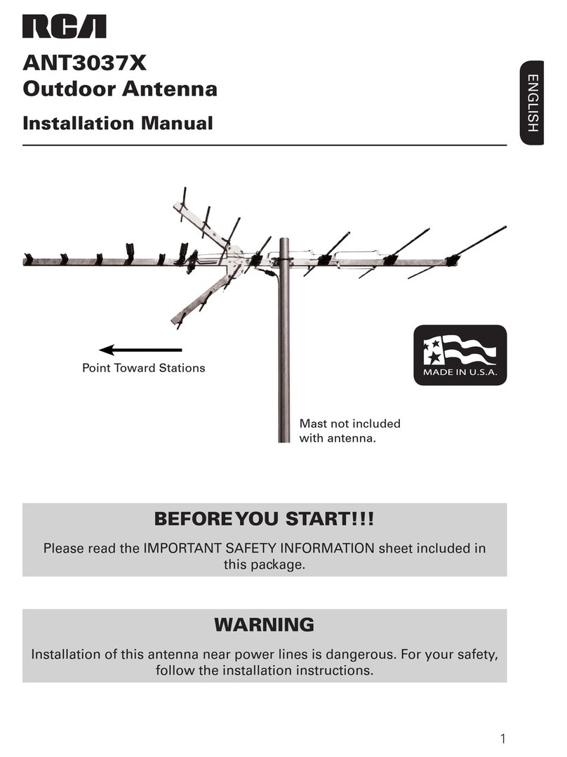 RCA ANT3037X User manual