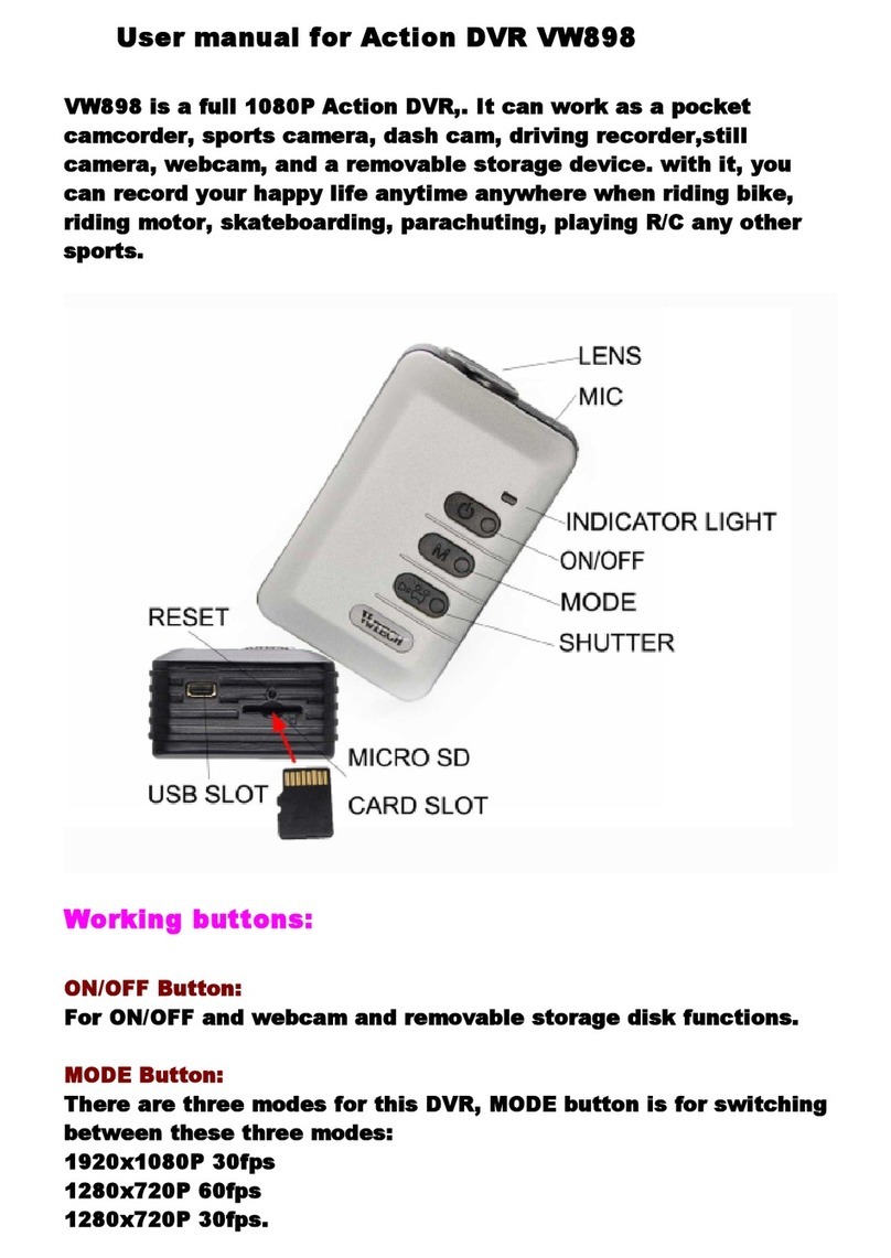 VWtech VW898 user manual