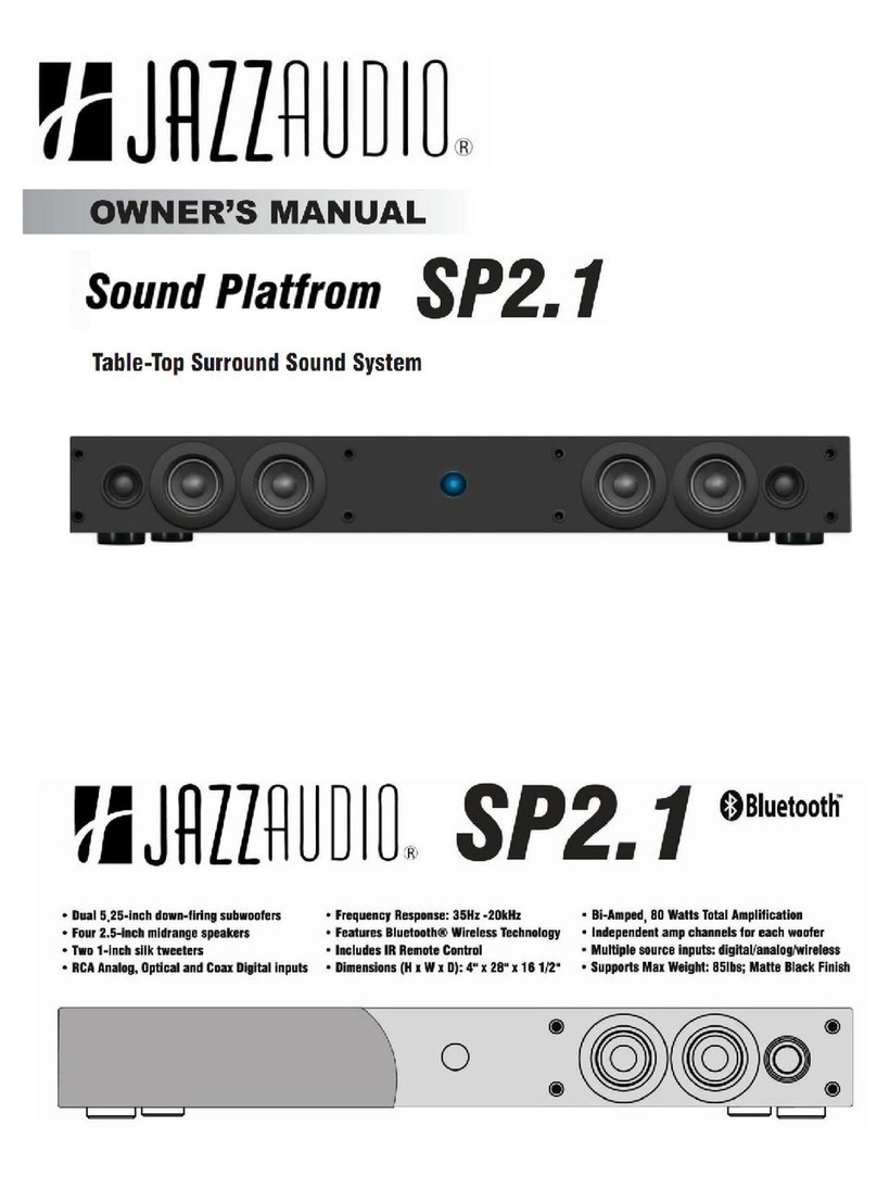 Jazz SOUND PLATFORM SP2.1 owner's manual