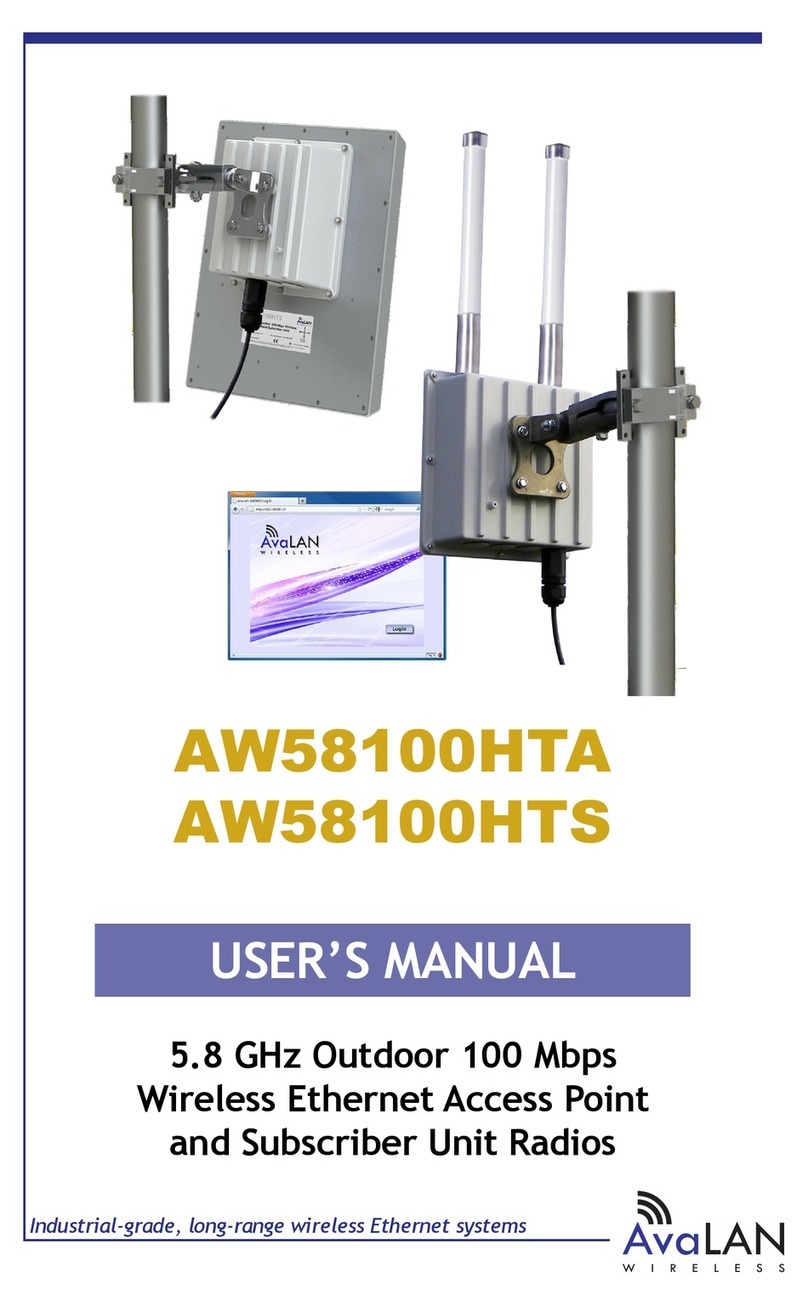 AvaLAN AW58100HTA user manual AvaLAN AW58100HTA user manual