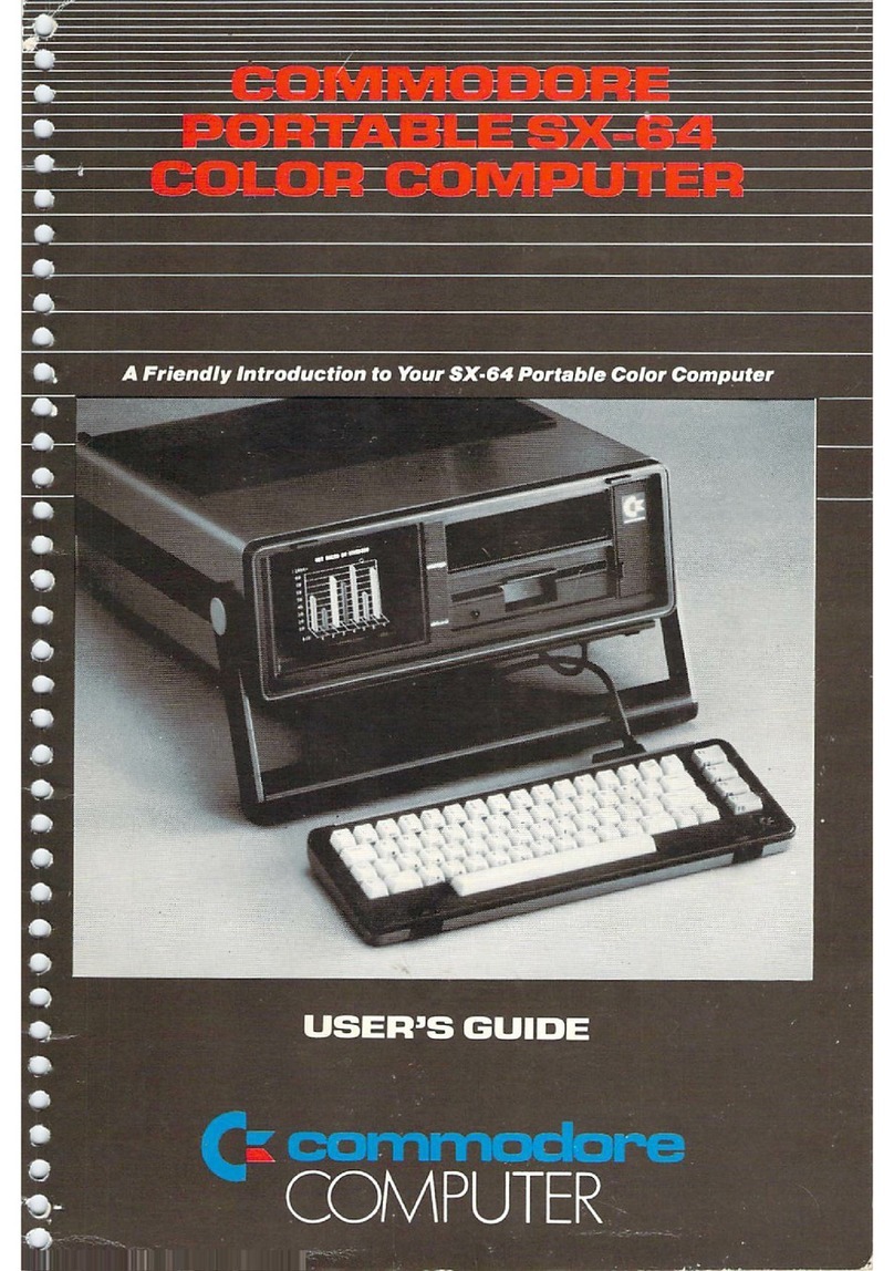Commodore SX-65 Portable User manual