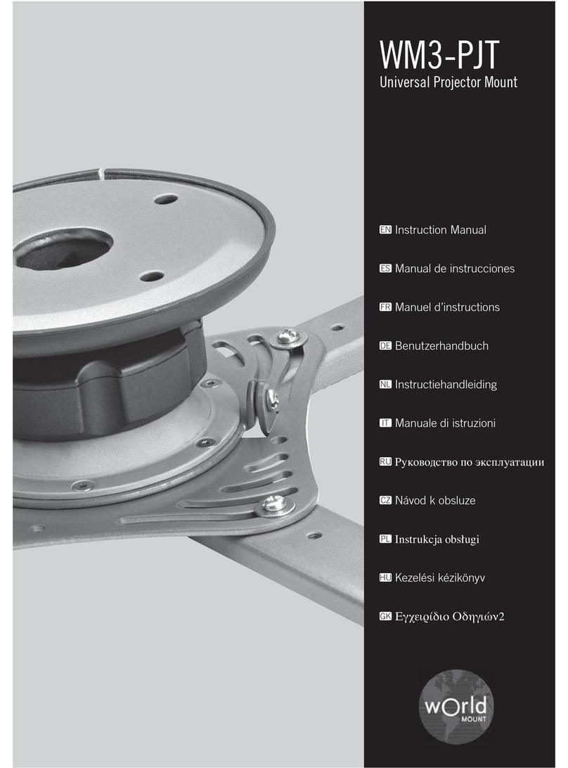 Omnimount WM3-PJT User manual