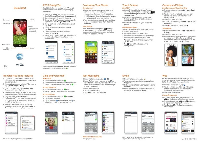 LG LG G2 User manual