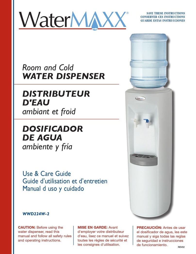 WaterMAXX WWD224W-2 Use & care guide