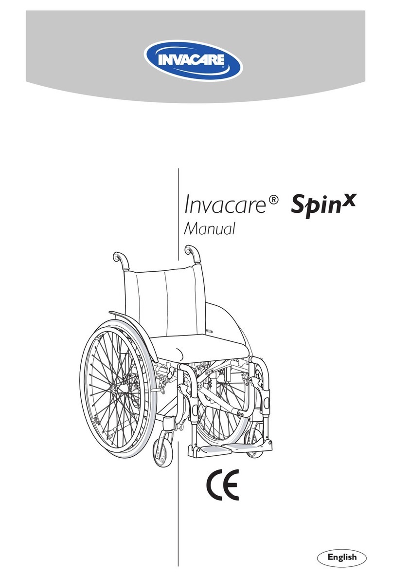 Invacare SpinX User manual