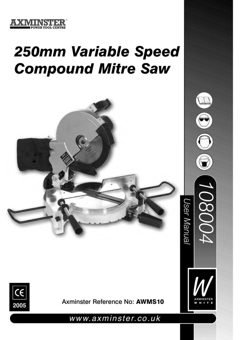 Axminster AWMS10 User manual