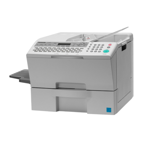 Panasonic UF 8200 - Panafax - Multifunction User manual