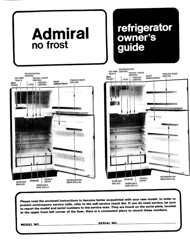 Admiral NT15H4 User manual