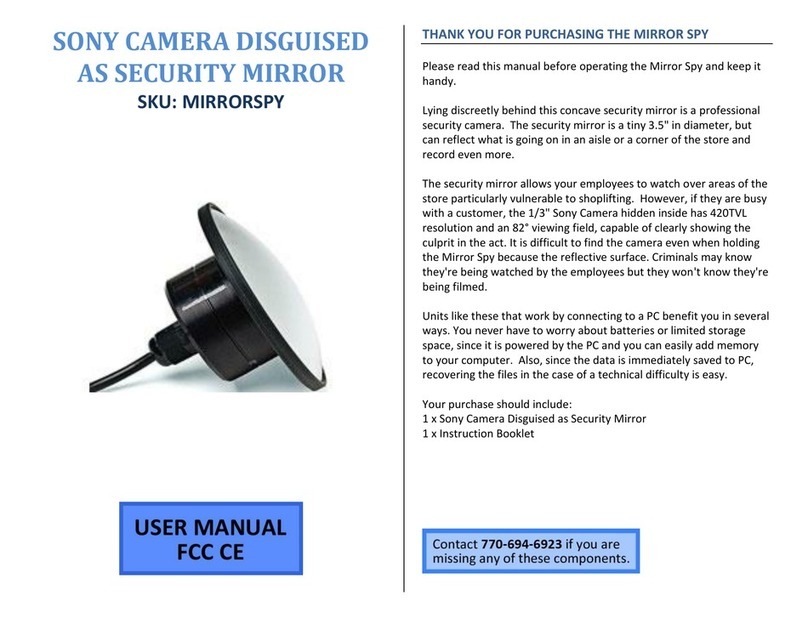 Sony Mirror Spy User manual
