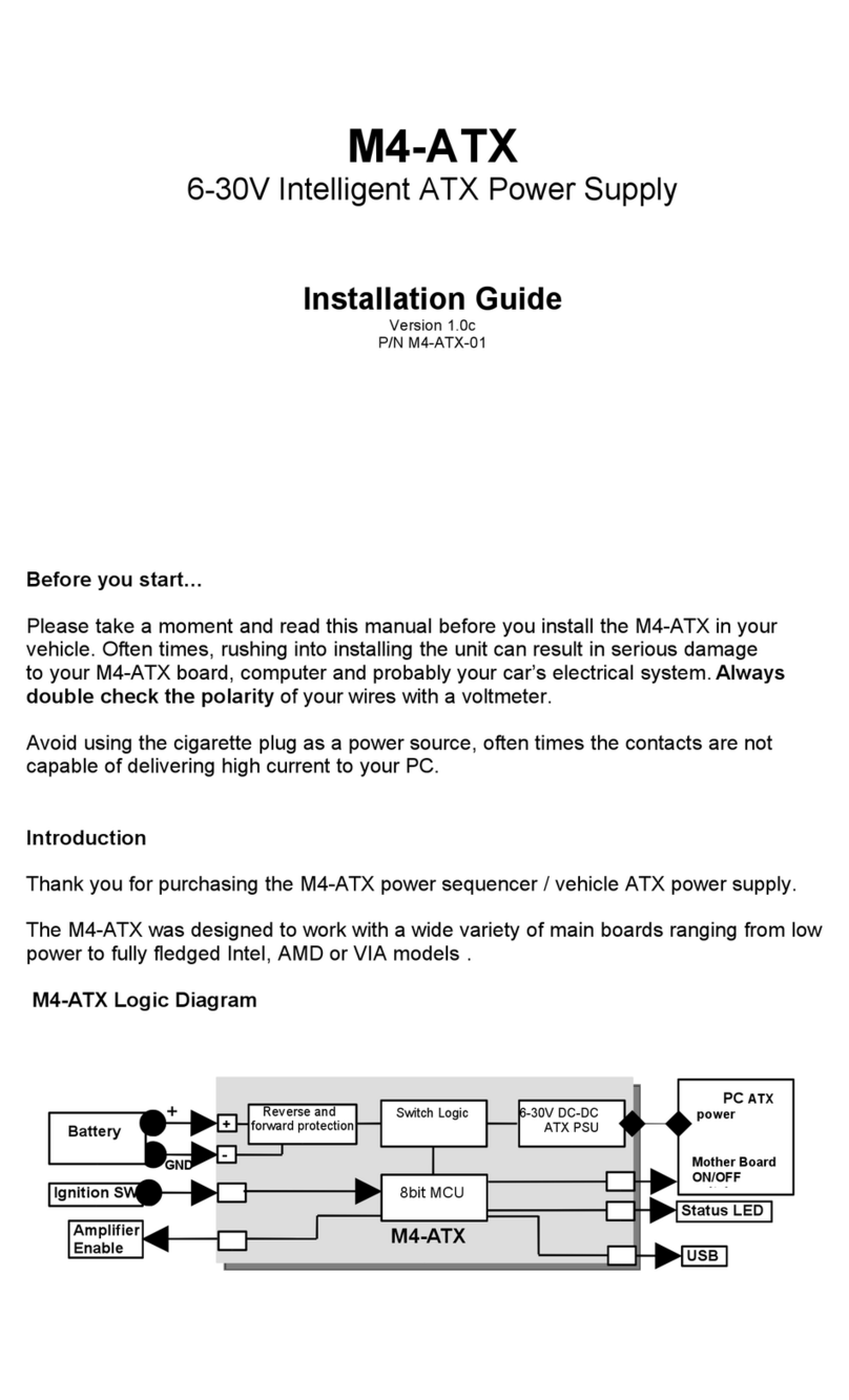 mini-box M4-ATX User manual