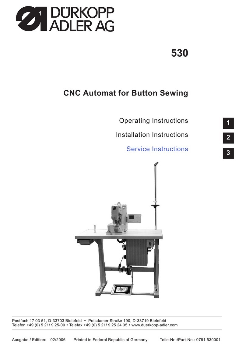 DURKOPP ADLER 530 User manual