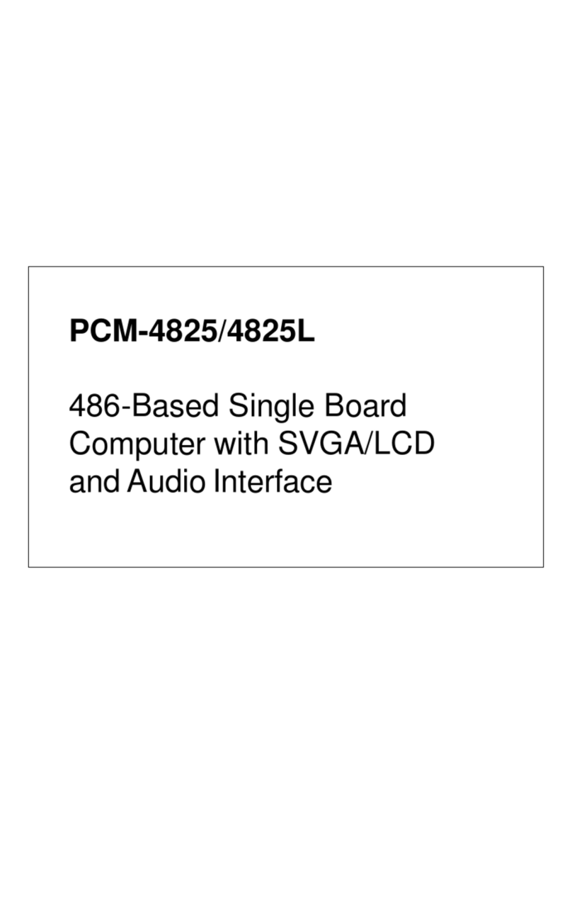 Advantech PCM-4825 User manual
