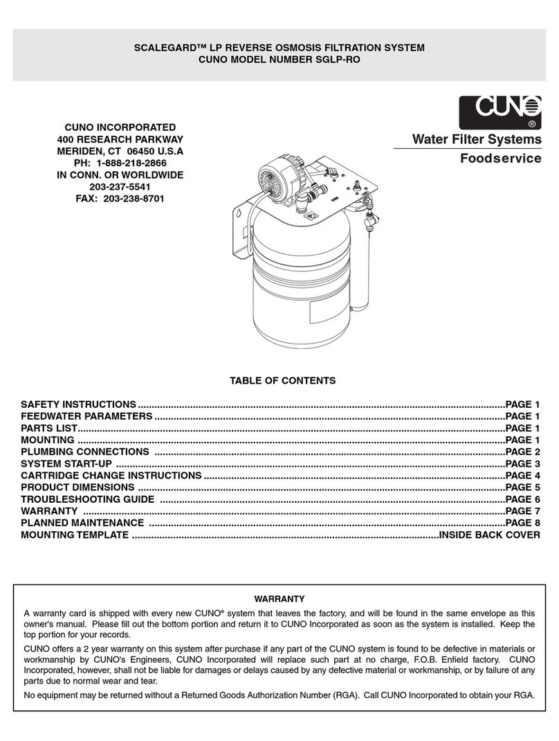 Cuno SCALEGARD SGLP-RO User manual