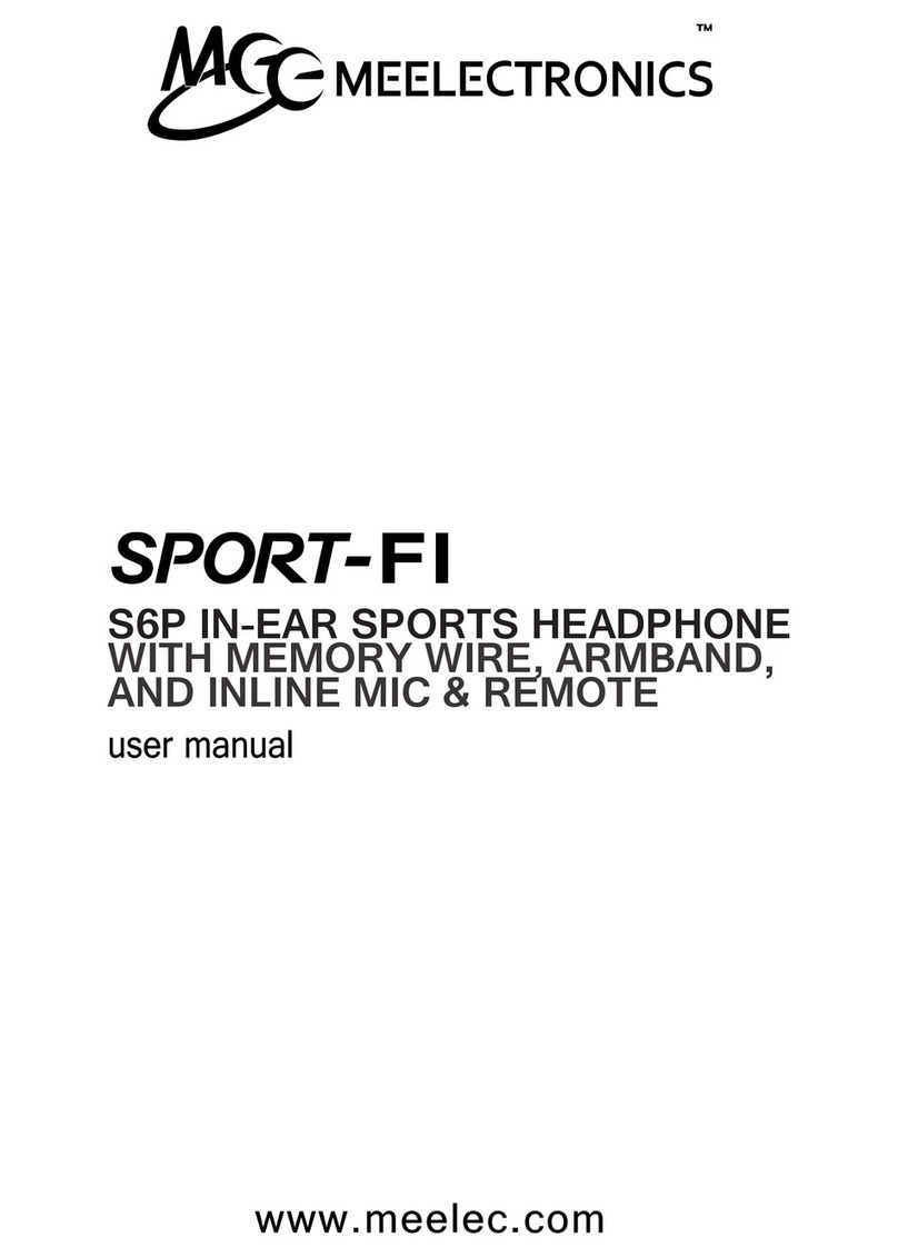 Meelectronics Sport-Fi S6P user manual