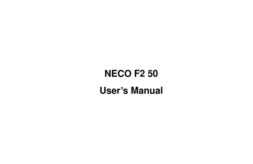 Neco F2 50 user manual