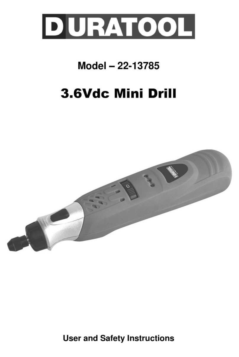 Duratool 22-13785 User instructions
