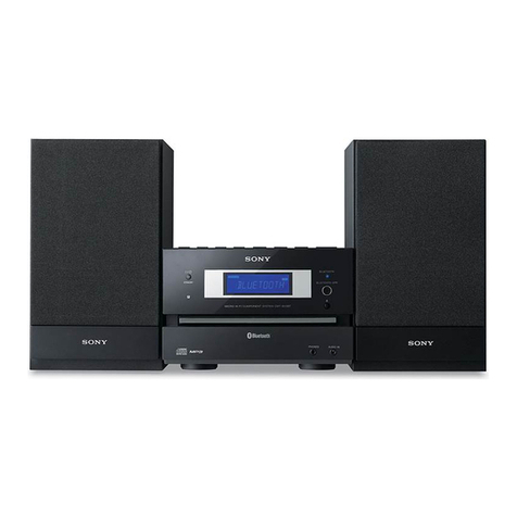 Sony CMTBX5BT - CMT Micro System User manual
