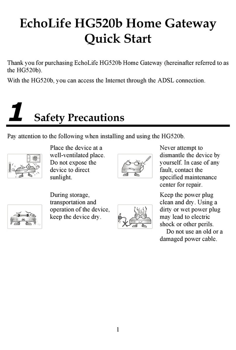 EchoLife HG520b quick start guide EchoLife HG520b quick start guide