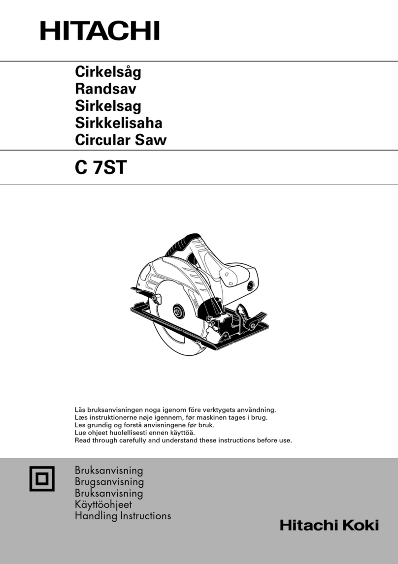 Hitachi C 7ST User manual