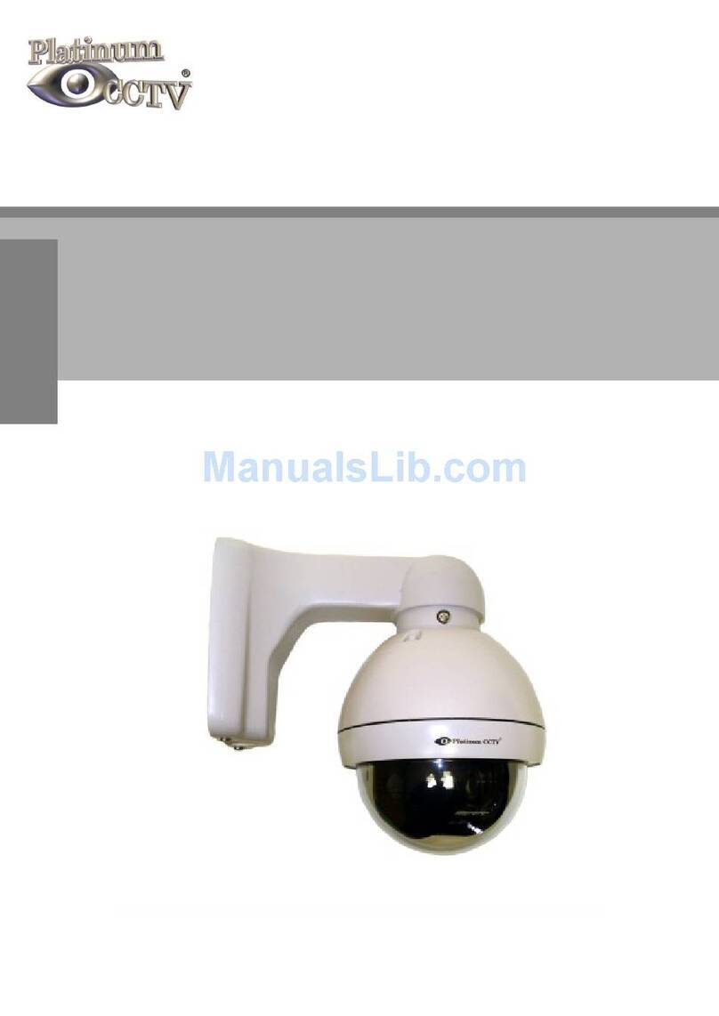 Platinum CCTV PTZ-2201-10 User manual