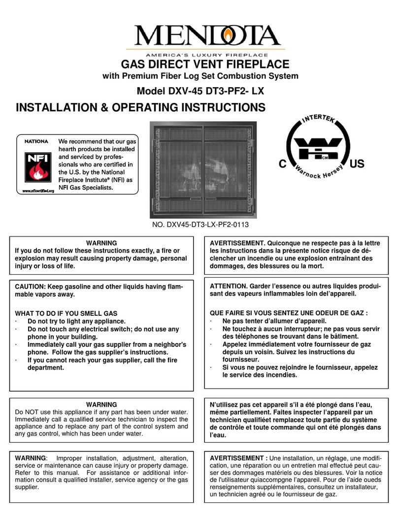 Mendota DT3-PF2-LX operating instructions