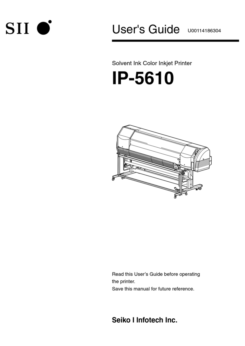 Seiko I Infotech IP-5610 User manual