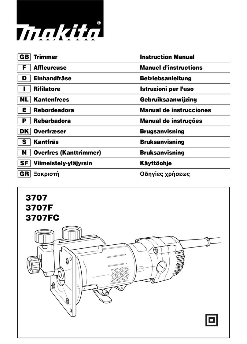 Makita 3707 User manual